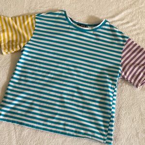SHEIN striped top